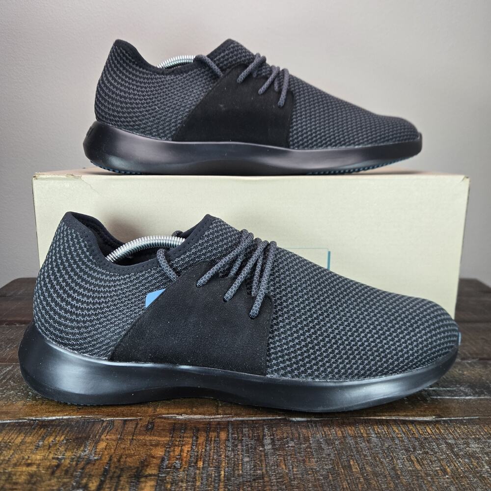 Vessi Everyday Classic Mens Size 12 Waterproof Shoes Sneakers All Black
